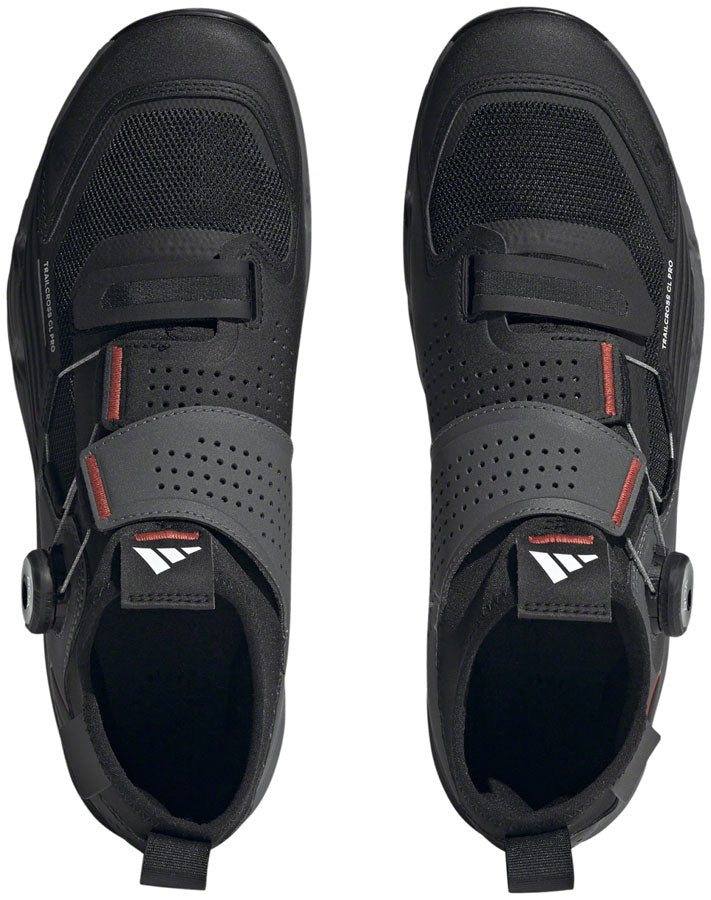 Five Ten Trailcross Pro Mountain Clipless Shoes - Men's, Gray Five/Core Black/Red, 11.5