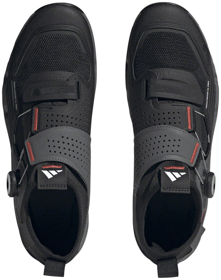 Five Ten Trailcross Pro Mountain Clipless Shoes - Men's, Gray Five/Core Black/Red, 11