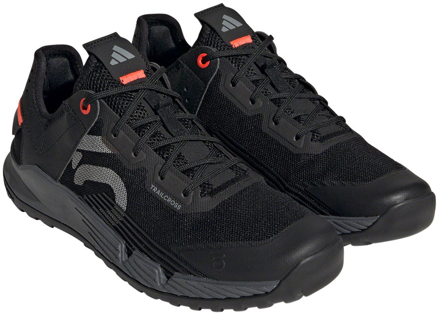 Five Ten Trailcross LT Flat Shoes - Women's, Core Black/Gray Two/Solar Red, 9.5