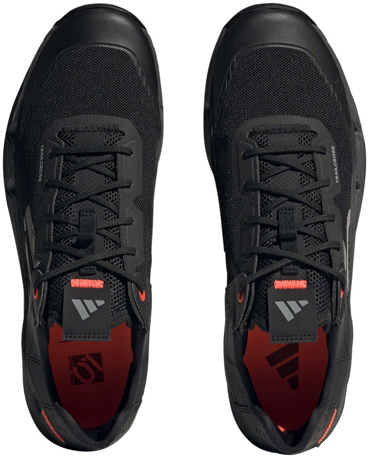 Five Ten Trailcross LT Flat Shoes - Men's, Core Black/Gray Two/Solar Red, 11