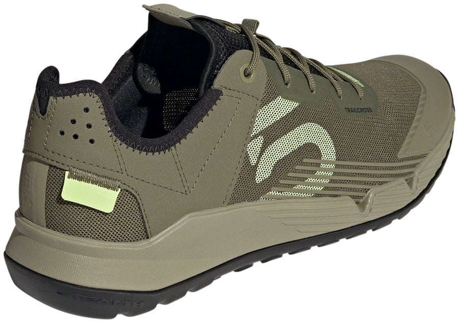 Five Ten Trailcross LT Flat Shoes - Men's, Focus Olive/Lime Green/Orbit, 8.5