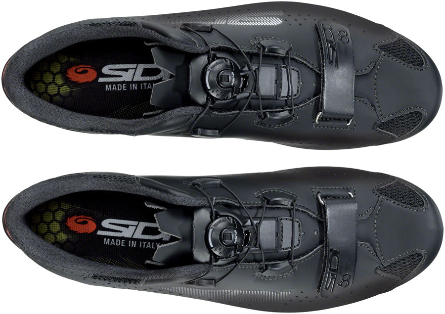 Sidi Sixty Road Shoes - Men's, Black/Black, 47