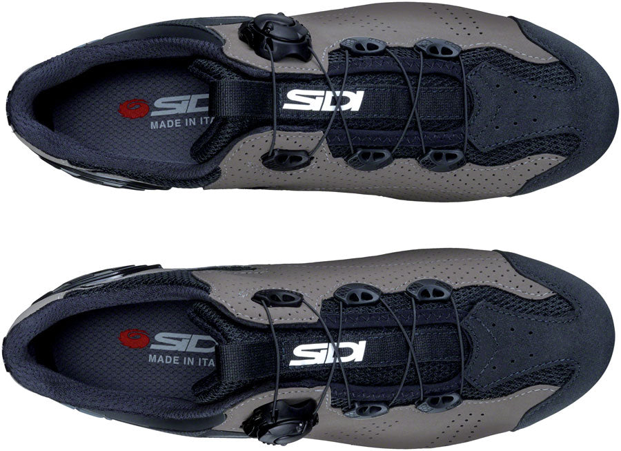 Sidi MTB Gravel Clipless Shoes - Men's, Black/Titanium, 43.5