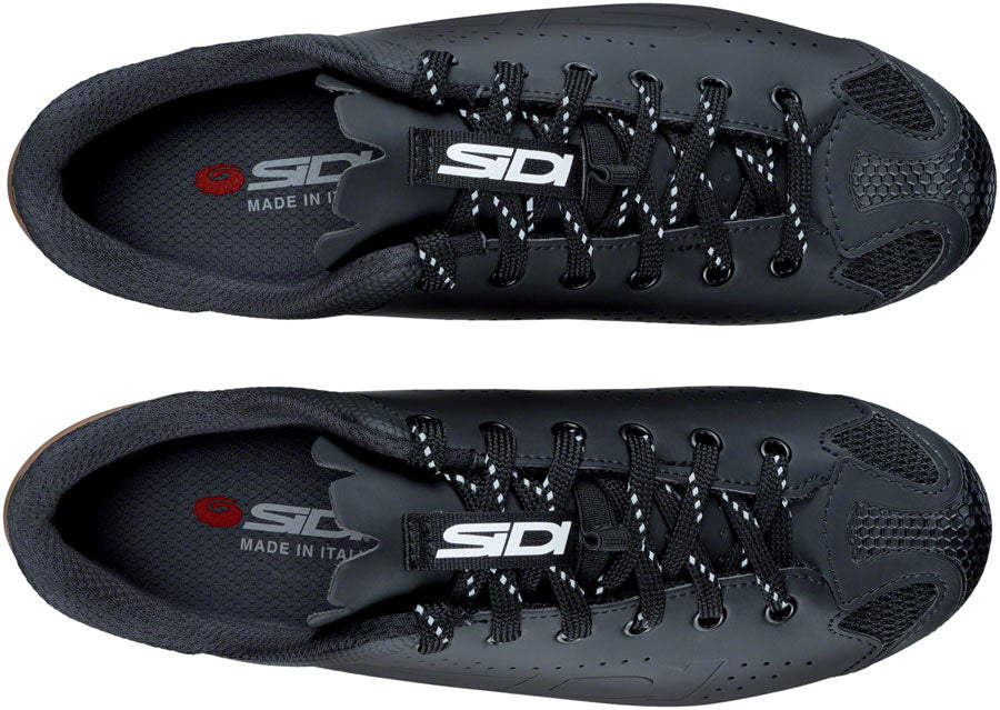 Sidi Dust Shoelace Mountain Clipless Shoes - Men's, Black, 40