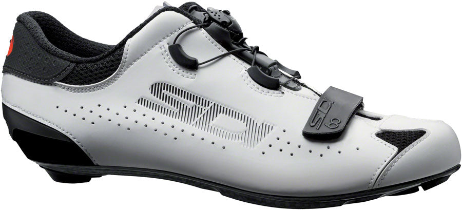 Sidi Sixty Road Shoes - Men's, Black/White, 42.5