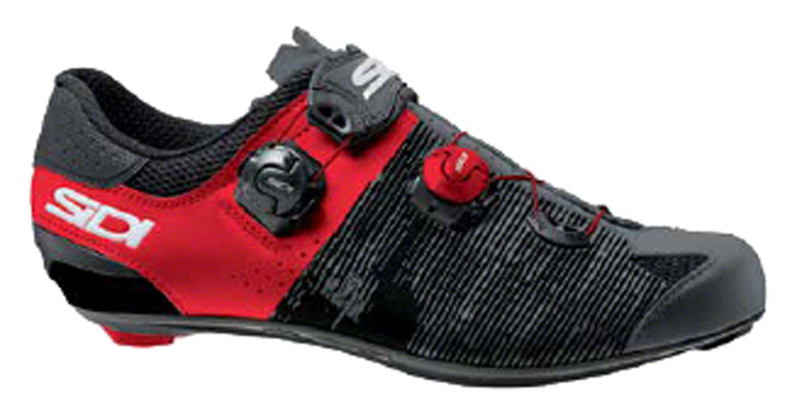Sidi Genius 10 Road Shoes - Men's, Anthracite Red, 46