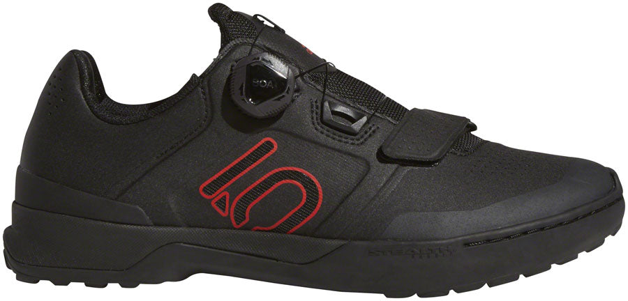 Five Ten Kestrel Pro BOA Mountain Clipless Mountain Clipless Shoes - Mens Core BLK / Red / Gray Six 15