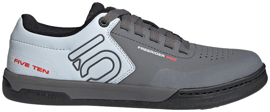 Five Ten Freerider Pro Flat Shoes - Men's, Gray Five / Cloud White / Halo Blue, 11.5