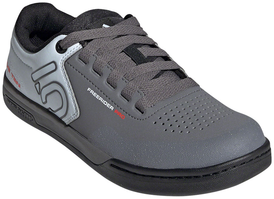 Five Ten Freerider Pro Flat Shoes - Men's, Gray Five / Cloud White / Halo Blue, 13