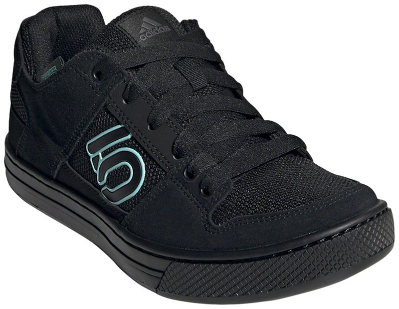 Five Ten Freerider Flat Shoes - Women's, Core Black / Acid Mint / Core Black, 9.5