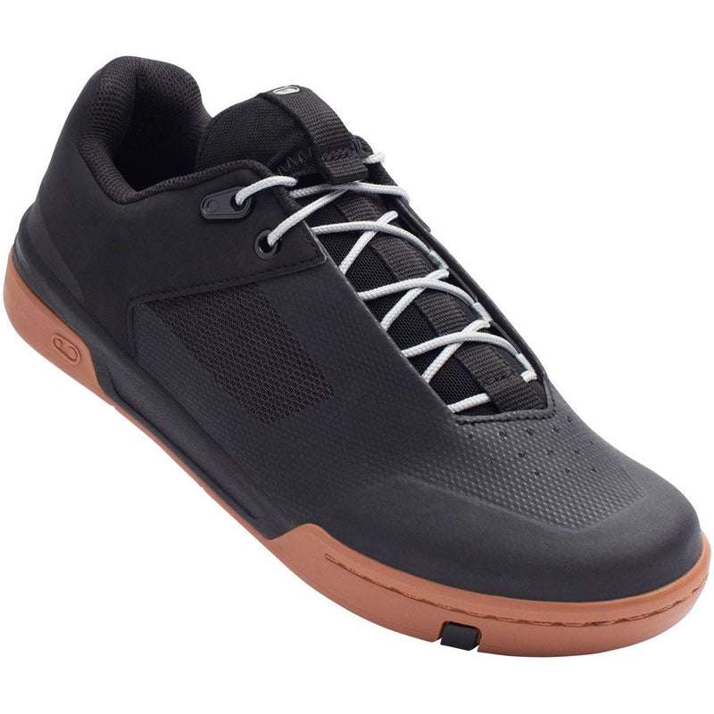 Crank Brothers Stamp Lace Men's Flat Shoe - Black/Silver/Gum, Size 9