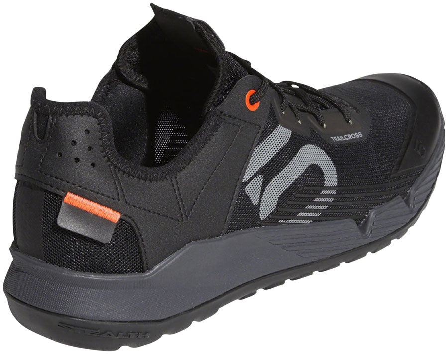 Five Ten Trailcross LT Flat Shoes - Men's, Core Black / Gray Two / Solar Red, 6.5