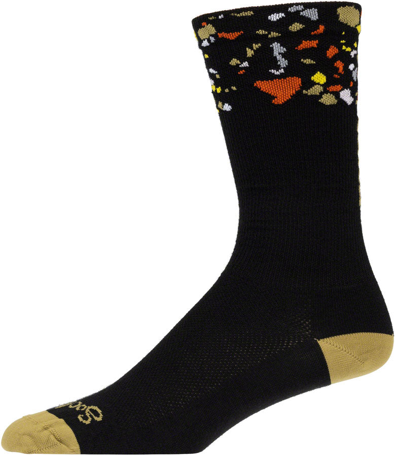 Salsa Terrazzo Sock - Small/Medium Black