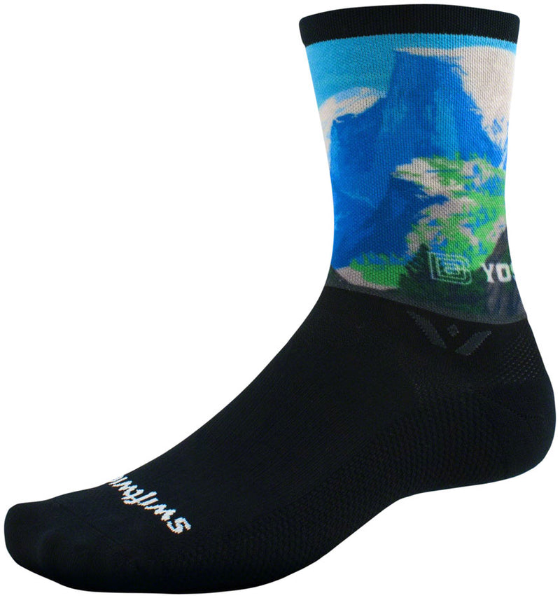 Swiftwick Vision Six Impression National Park Socks - 6 inch, Half Dome, XL