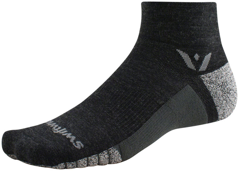 Swiftwick Flite XT Trail Two Socks - 2 inch, Coal, Large