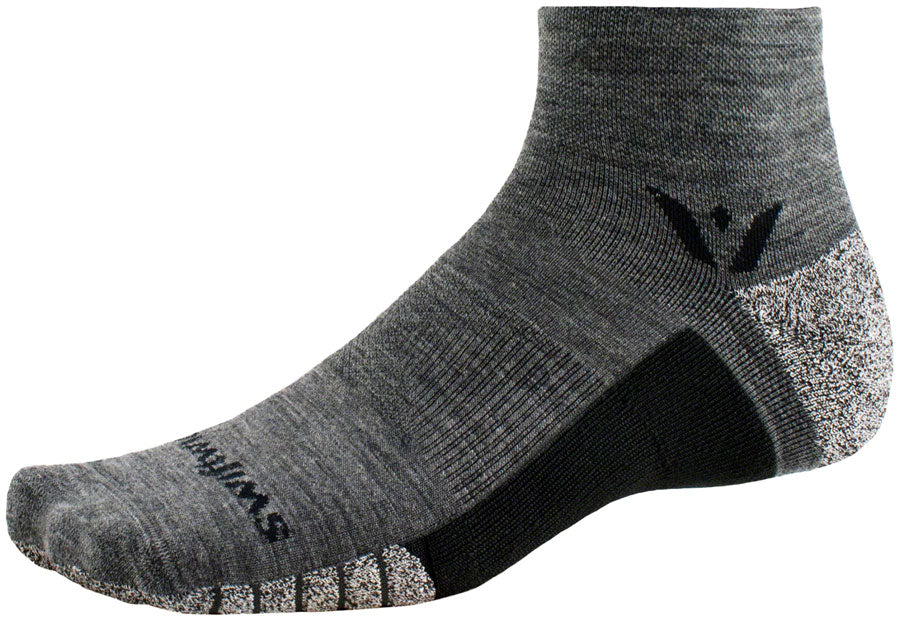 Swiftwick Flite XT Trail Two Socks - 2 inch, Heather, Large