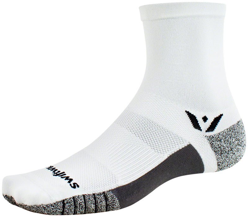 Swiftwick Flite XT Five Socks - 5 inch, White, Small