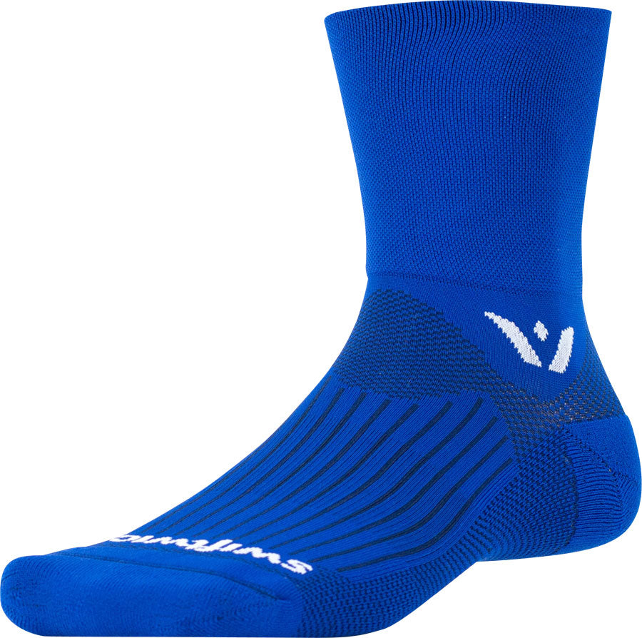 Swiftwick Aspire Four Socks - 4 inch, Cobalt Blue, Medium