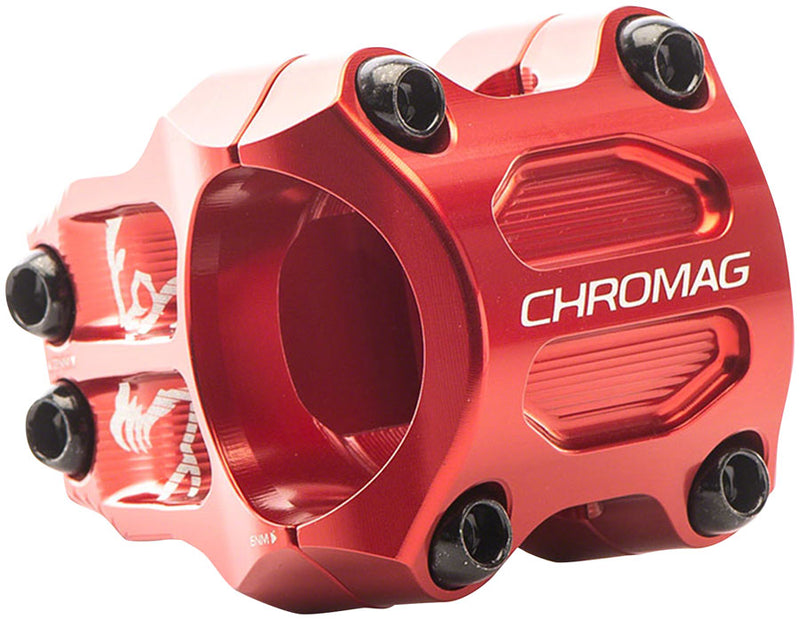 Chromag Riza Stem - 32mm, 35mm Clamp, +/-0, Red