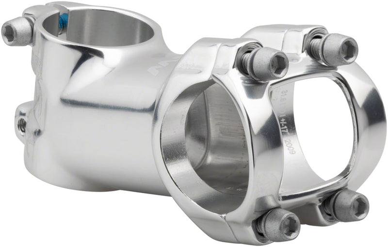 MSW 17 Stem - 100mm, 31.8 Clamp, +/-17, 1 1/8", Aluminum, Silver