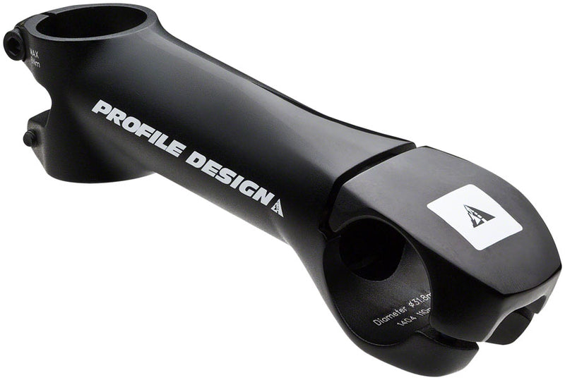 Profile Design Aeria Stem - 70mm, 31.8 Clamp, -17, Aluminum, Black