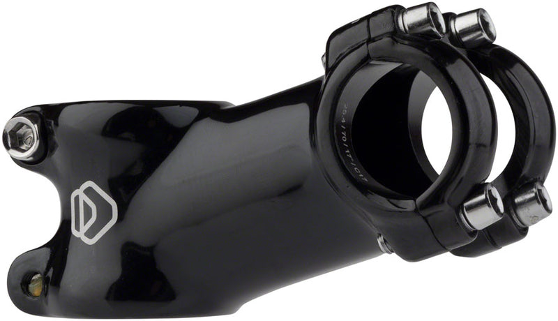 Dimension 25.4 Stem - 70mm, 25.4 Clamp, +/-17, 1 1/8", Alloy, Black