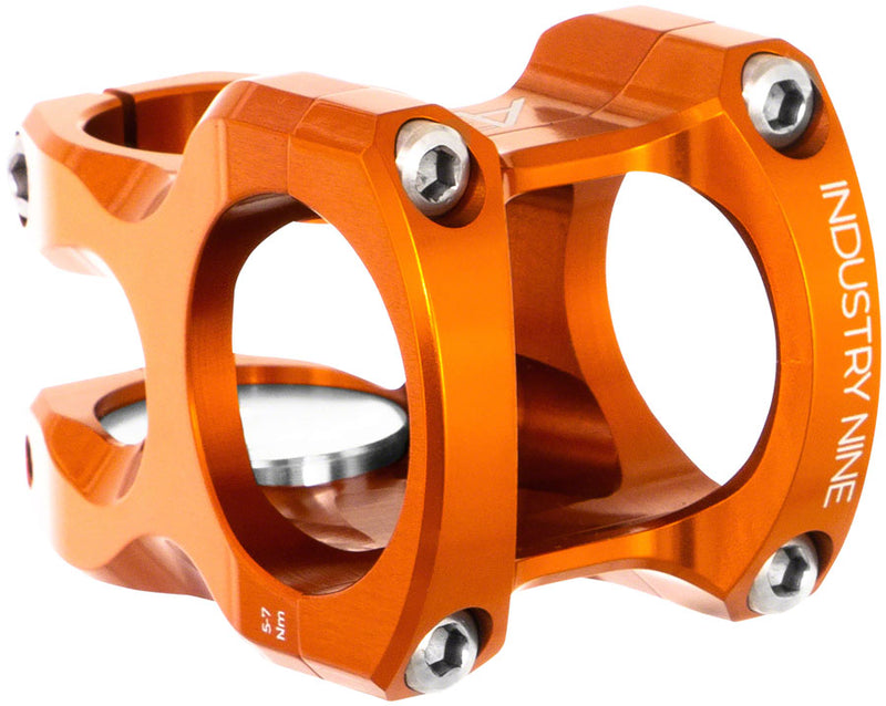 Industry Nine A35 Stem - 40mm, 35 Clamp, +/-8, 1 1/8", Aluminum, Orange