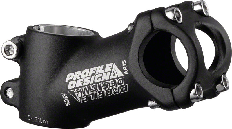 Profile Design Aris Stem - 70mm, 26 Clamp, +/-25, 1 1/8", Aluminum, Black