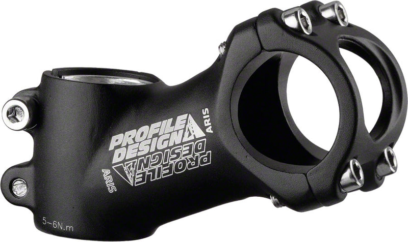 Profile Design Aris Stem - 90mm, 31.8 Clamp, +/-25, 1 1/8", Aluminum, Black