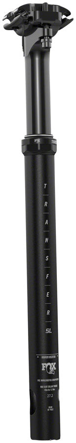 FOX Transfer SL Performance Series Elite Dropper Seatpost - 27.2, 50 mm, Internal Routing, Anodized Upper