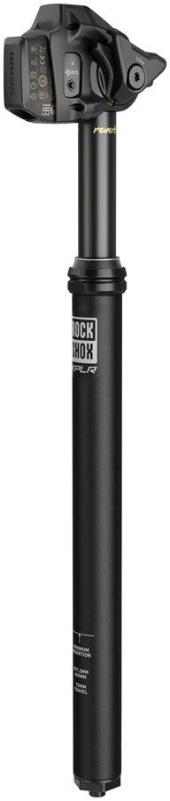 RockShox Reverb AXS XPLR Dropper Seatpost - 27.2mm, 50mm, 350, Black, A1