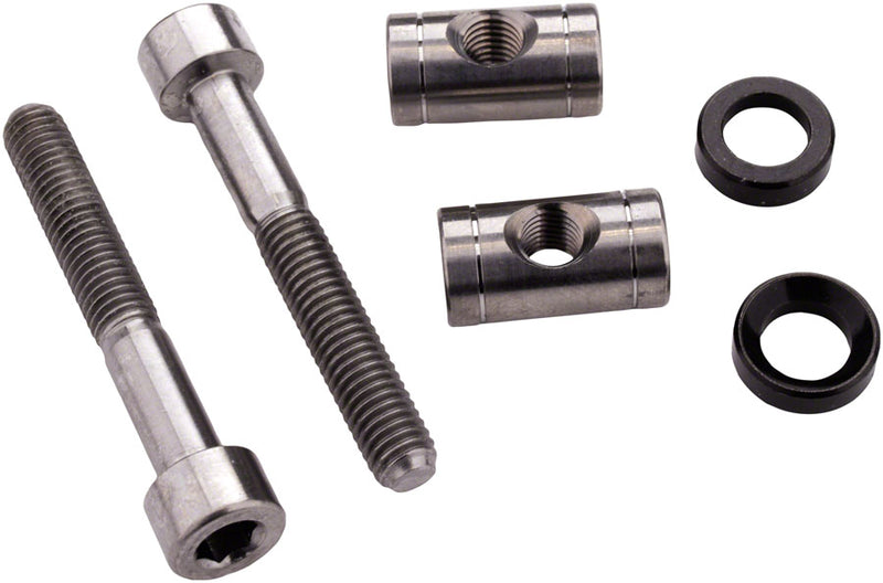 FOX Tooling Kit - 2022 Transfer SL Saddle Clamp Hardware Bolt Pin Washer Pair Titanium