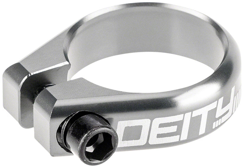 DEITY Curcuit Seatpost Clamp - 38.6mm, Silver