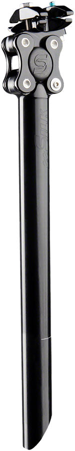 Cane Creek eeSilk Suspension Seatpost - Alloy, 31.6 x 375mm, 20mm Travel, Black