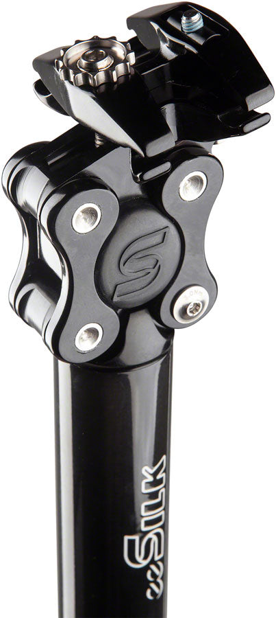 Cane Creek eeSilk Carbon Suspension Seatpost - 27.2 x 350mm, 20mm Travel, Black - Open Box, New