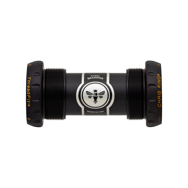 Chris King ThreadFit 24 Bottom Bracket - Two Tone Black Gold