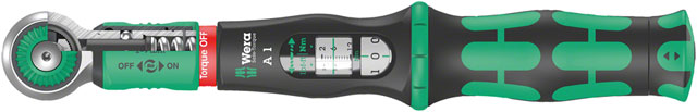 Wera Safe-Torque A 1 Torque Wrench - 1/4" Square Head Drive, 2-12 Nm-0