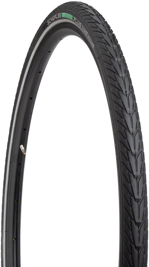 Schwalbe Energizer Plus Tire - 700 x 35, Clincher, Wire, Black/Reflective, Performance, GreenGuard, Addix E50