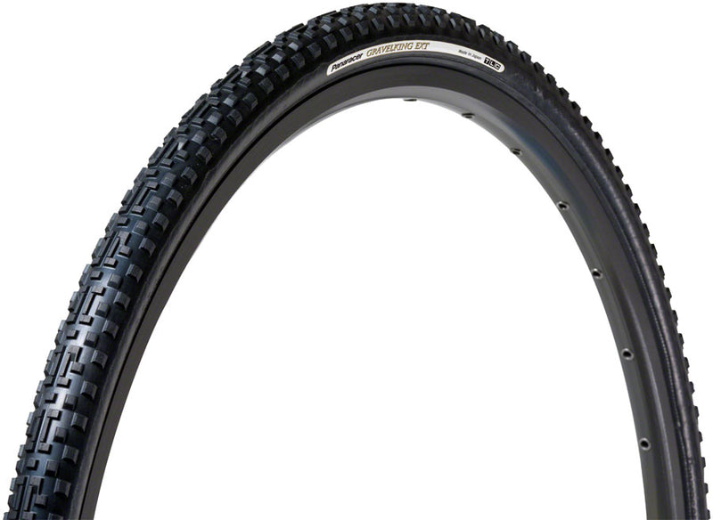 Panaracer GravelKing EXT Tire - 700 x 38, Tubeless, Folding, Black/Black