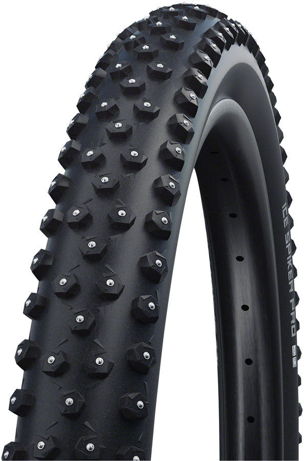 Schwalbe Ice Spiker Pro Tire - 29 x 2.25, Tubeless, Folding, Black, Performance, RaceGuard, Double Defense, 402 Aluminum Studs