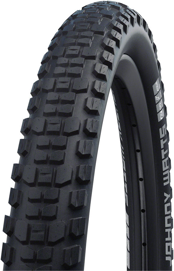 Schwalbe Johnny Watts Tire - 27.5 x 2.35, Clincher, Folding, Black, Performance, RaceGuard, Addix, Double Defense