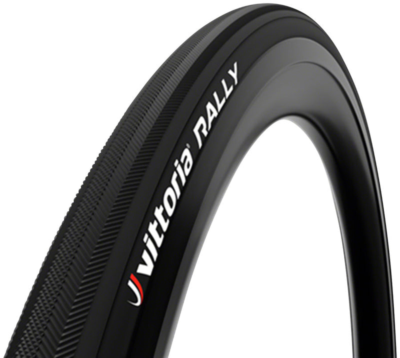 Vittoria Rally Tire - 700 x 25, Tubular, Folding, Black