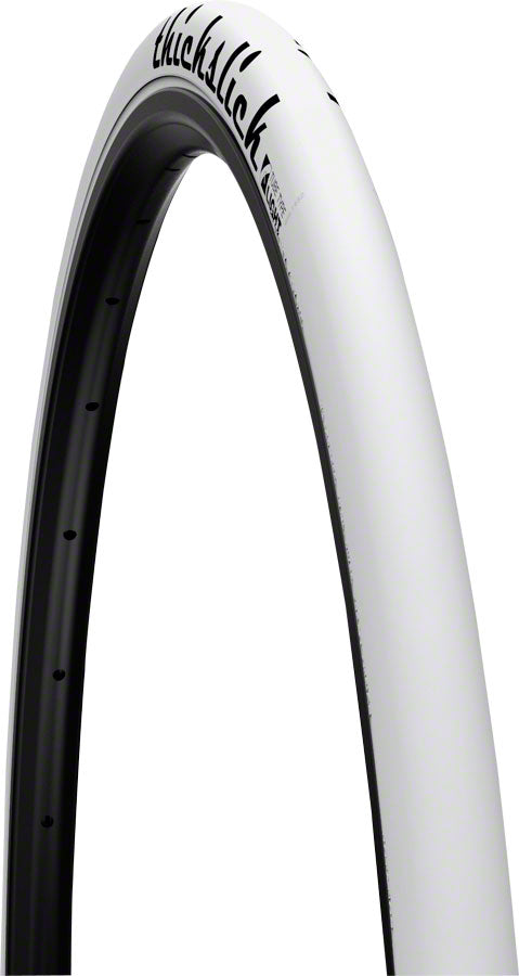 WTB ThickSlick Tire - 700 x 25, Clincher, Wire, White, Comp