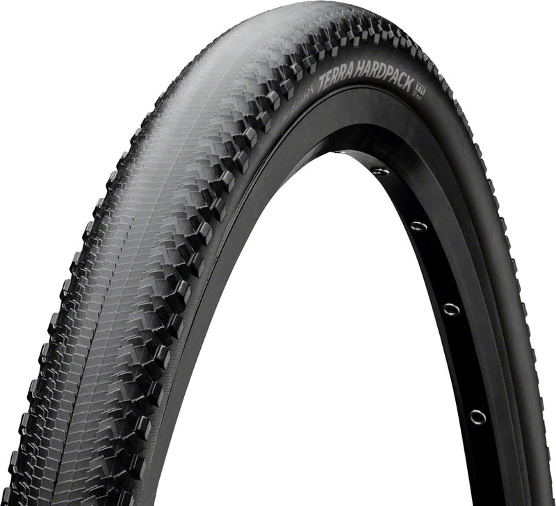 Continental Terra Hardpack Tire - 650b x 50, Tubeless, Folding, Black, PureGrip, ShieldWall System