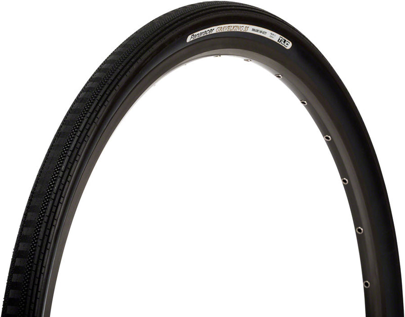 Panaracer GravelKing SS Plus Tire - 700 x 38, Tubeless, Folding, Black, ProTite Protection