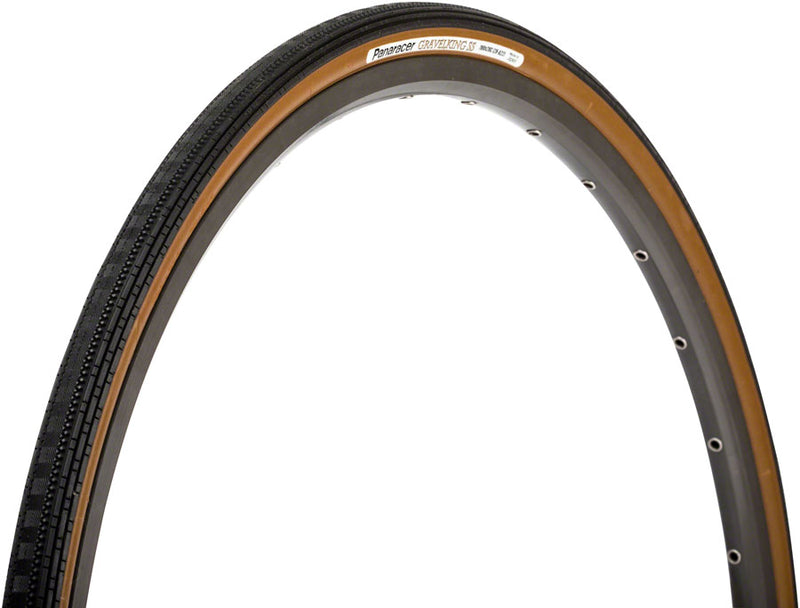 Panaracer GravelKing SS Plus Tire - 700 x 28, Clincher, Folding, Black/Brown, ProTite Protection