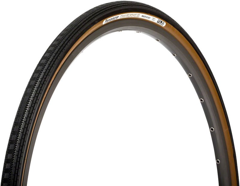 Panaracer GravelKing SS Plus Tire - 700 x 32, Tubeless, Folding, Black/Brown, ProTite Protection