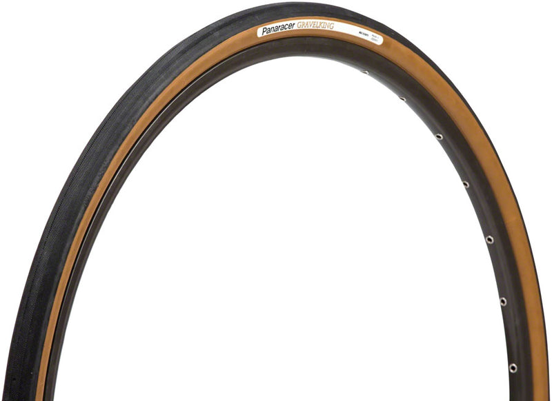 Panaracer GravelKing Slick Tire - 700 x 28, Clincher, Folding, Black/Brown