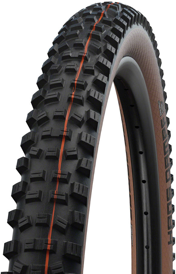 Schwalbe Hans Dampf Tire - 27.5 x 2.6, Tubeless, Folding, Black/Bronze, Evolution Line, Super Trail, Addix Soft