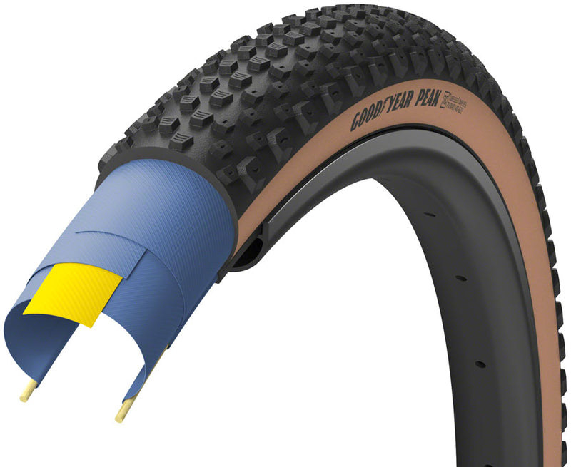 Goodyear Peak Tire - 700 x 40 , Tubeless, Folding, Tan